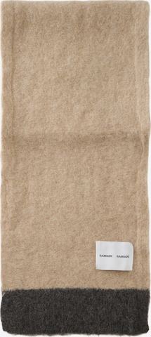 Sciarpa 'Jeanne' di Samsøe Samsøe in beige: frontale