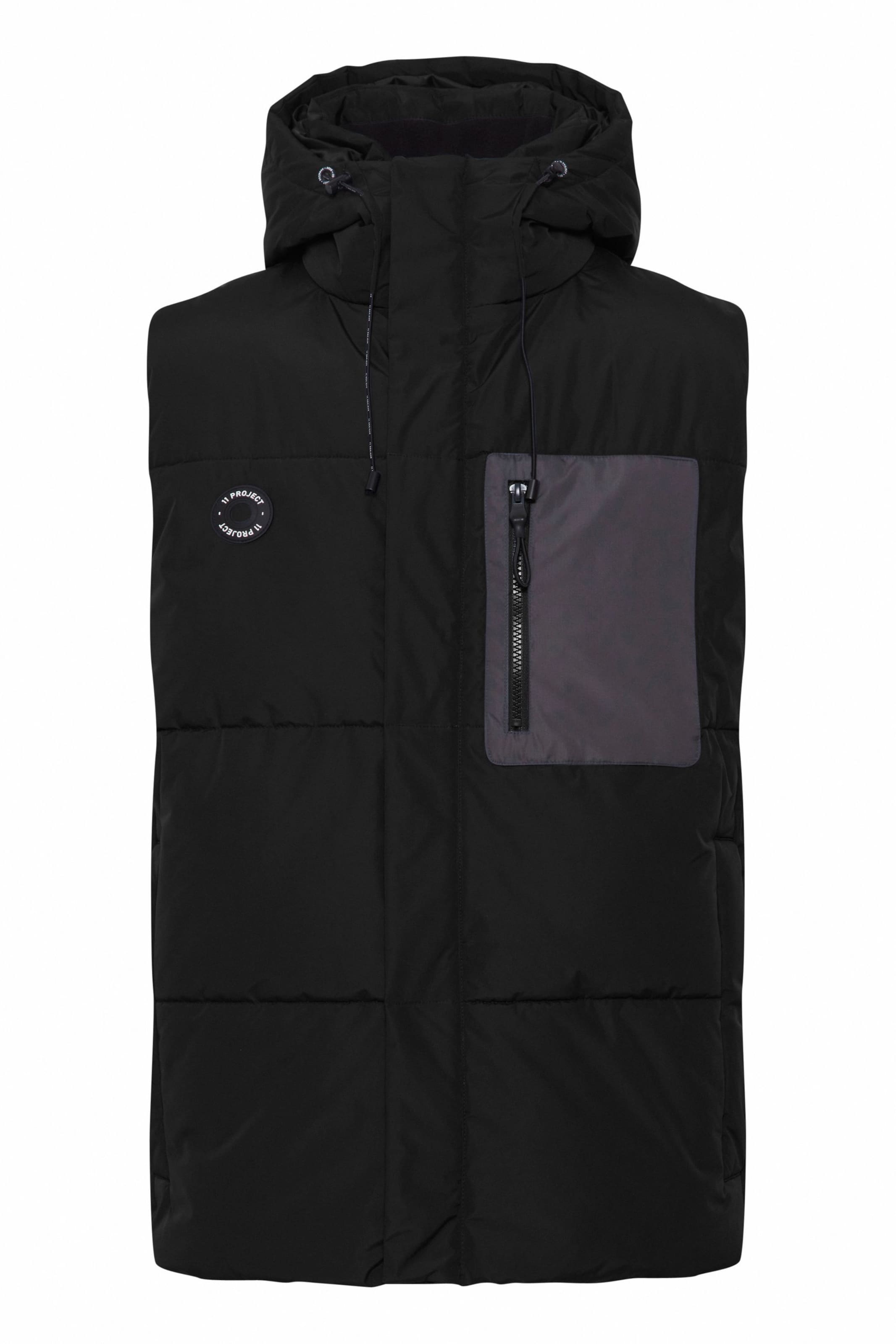 11 Project Bodywarmer in Zwart: voorkant