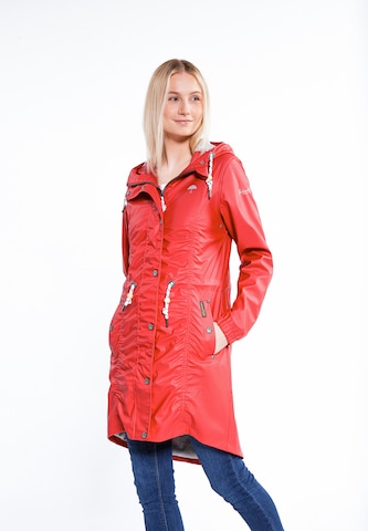 Schmuddelwedda Функционално палто в червено: отпред