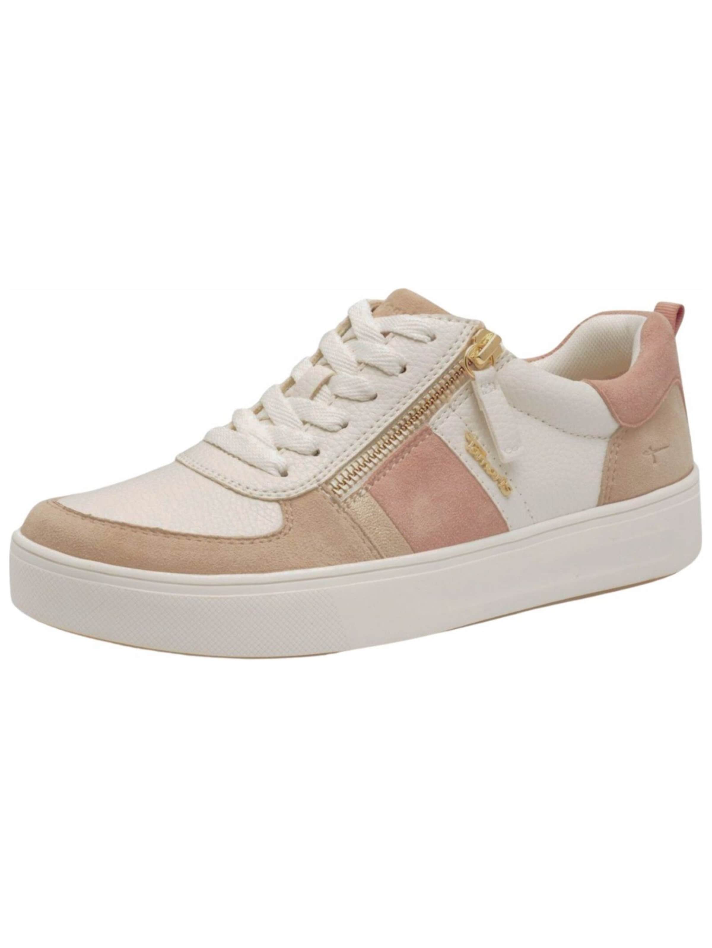 Tamaris Platform trainers in Beige: front