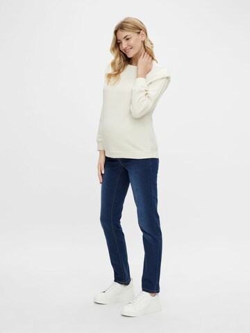 MAMALICIOUS Regular Jeans 'Fifty' in Blau