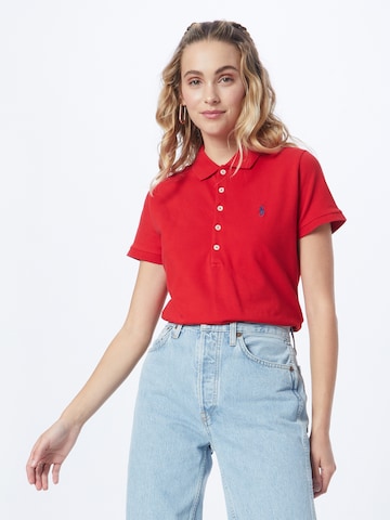 Polo Ralph Lauren Shirt 'JULIE' in Rood: voorkant