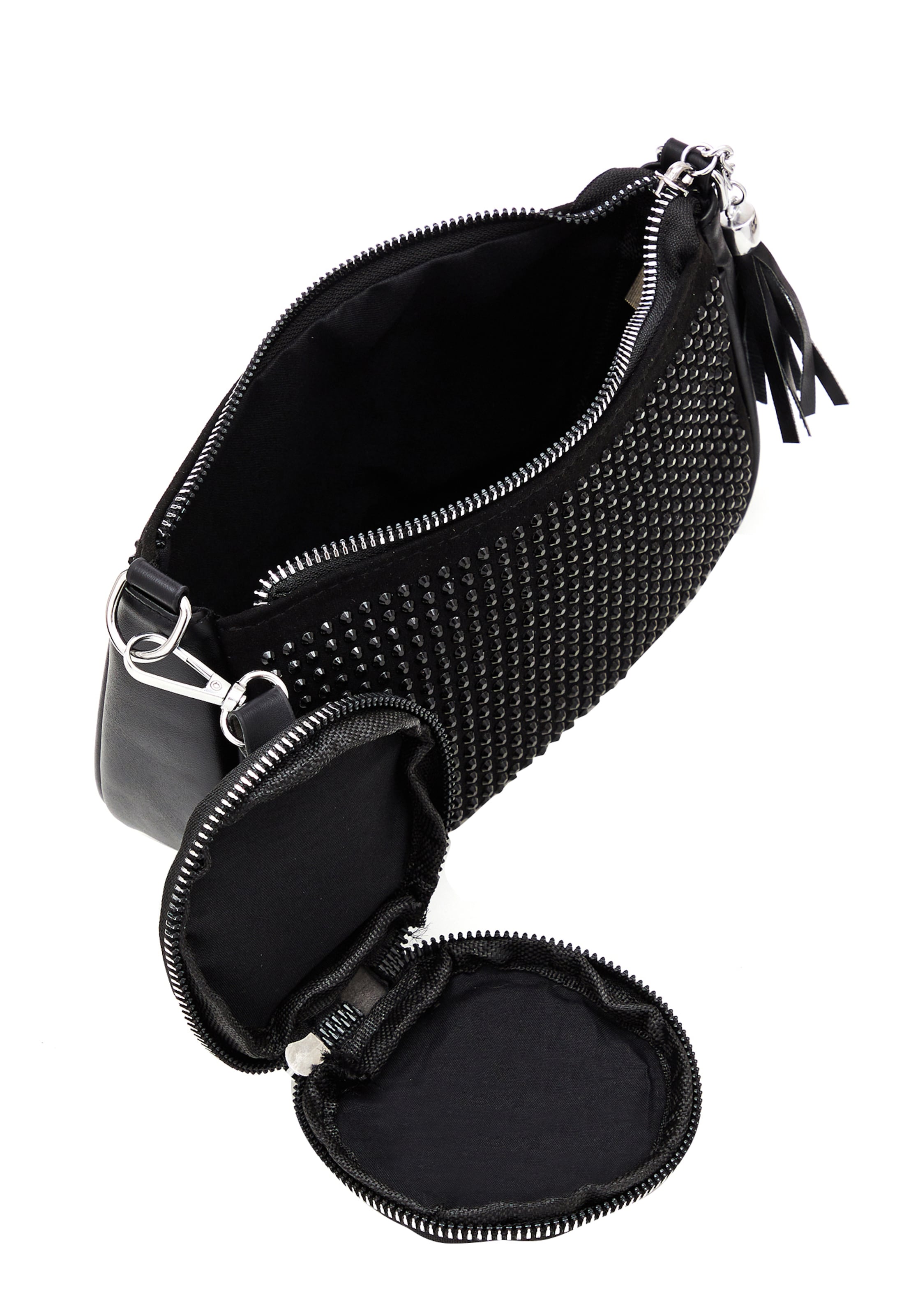 NAEMI - Mala de ombro em preto