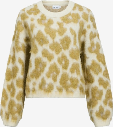 OBJECT - Jersey 'OBJPIPSY' en beige: frente
