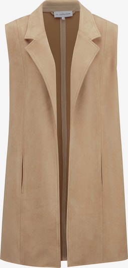 Ulla Popken Gilet en beige, Vue avec produit