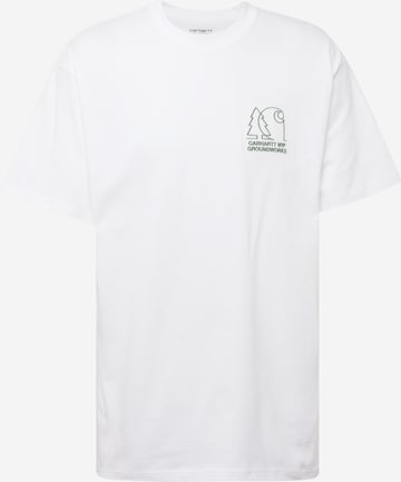 T-Shirt Carhartt WIP en blanc : devant