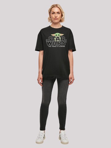 T-shirt 'Star Wars The Mandalorian Baby Yoda' F4NT4STIC en noir