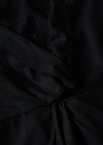 Robe-chemise 'Jero' MANGO en noir