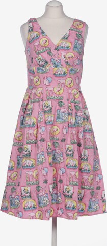 Hell Bunny Dress in S in Pink: front