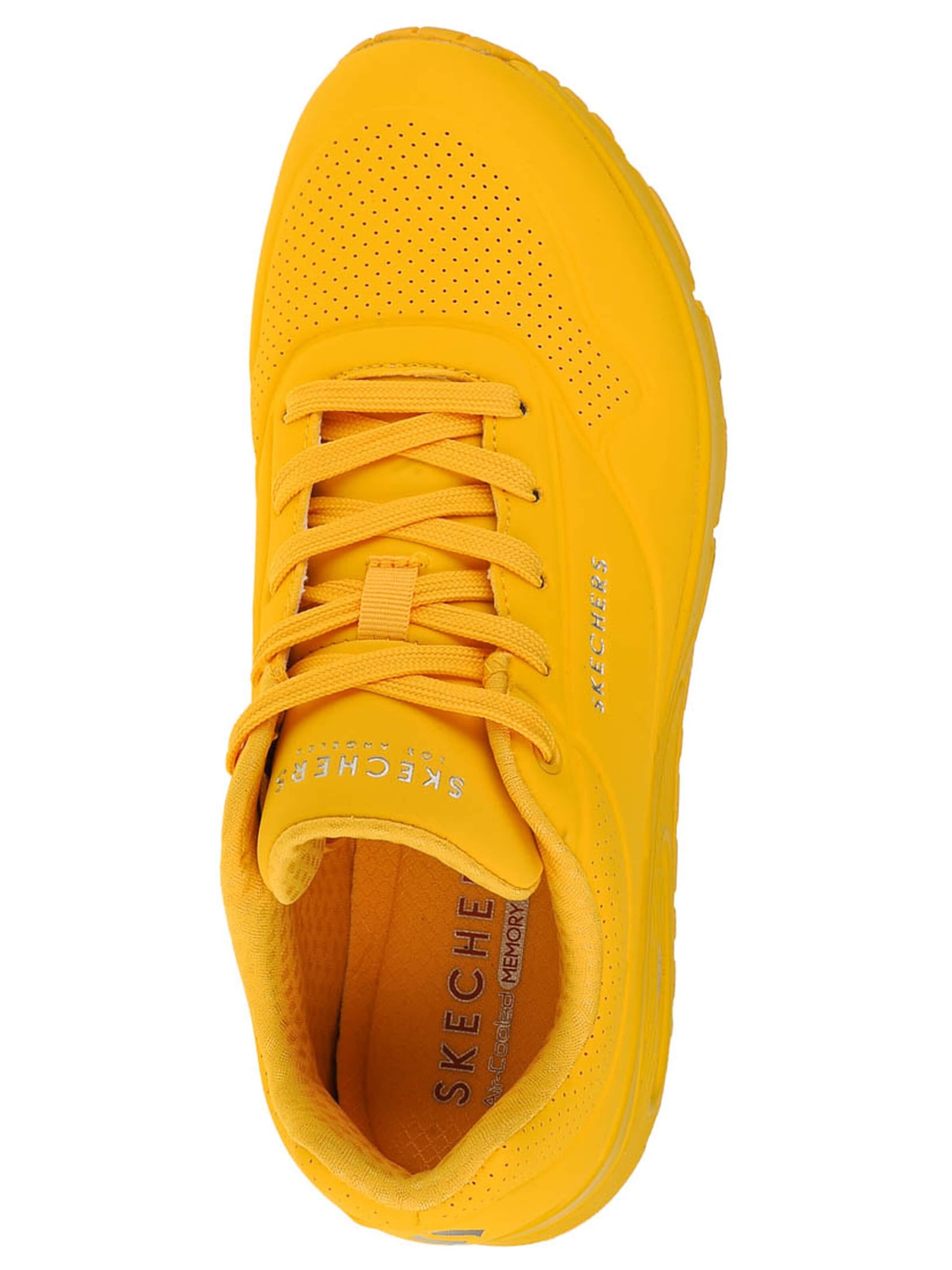 SKECHERS Sneakers laag 'Skechers Uno-Stand on Air' in Geel