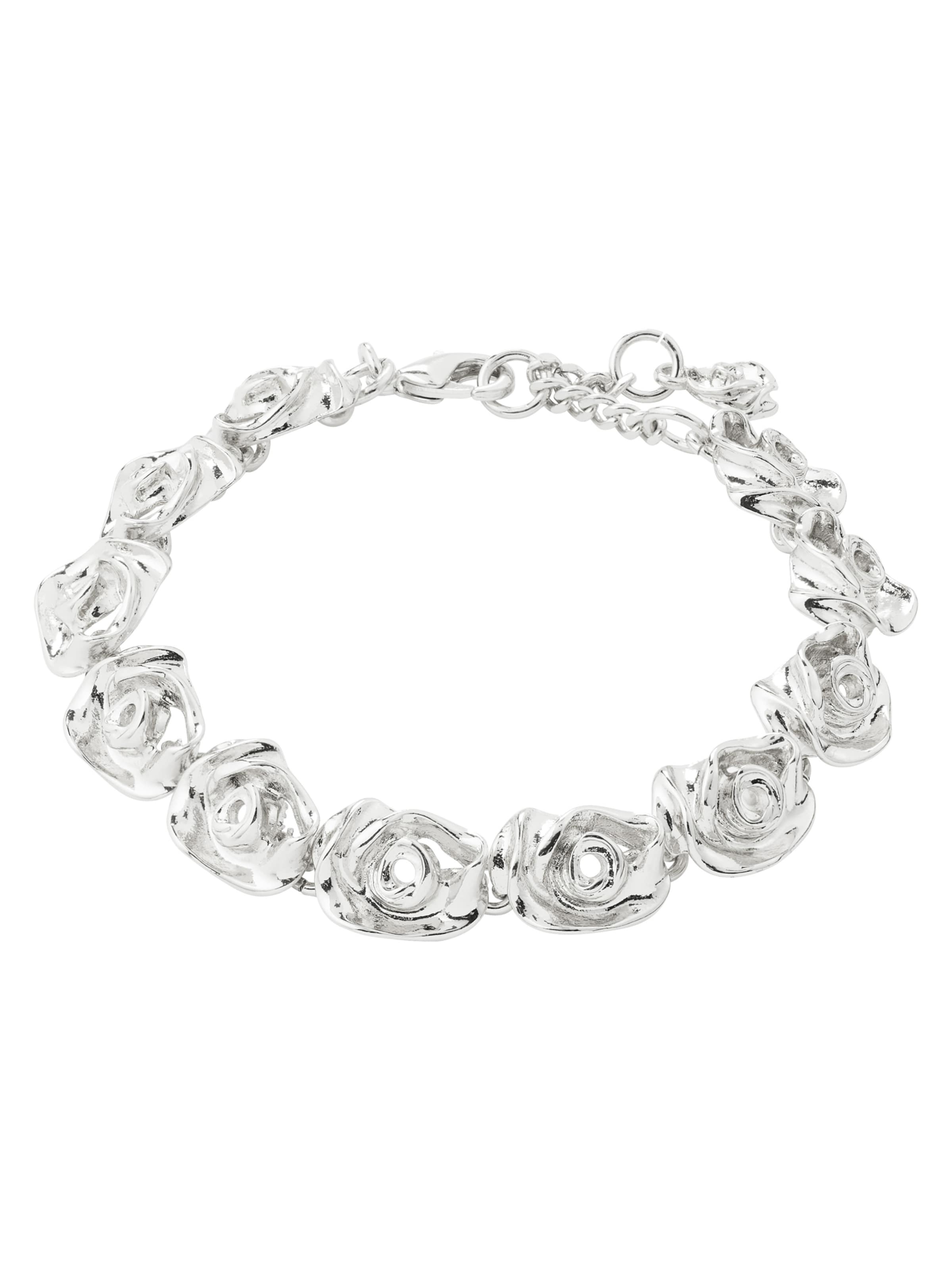 Pilgrim Armband 'Inner' i silver: framsida