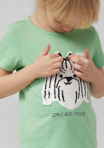 T-Shirt s.Oliver en vert