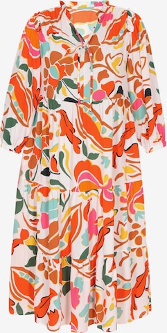 joella - Vestido em mistura de cores: frente
