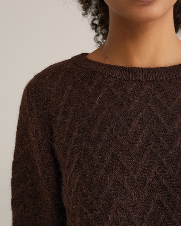 WE Fashion Свитер в Коричневый