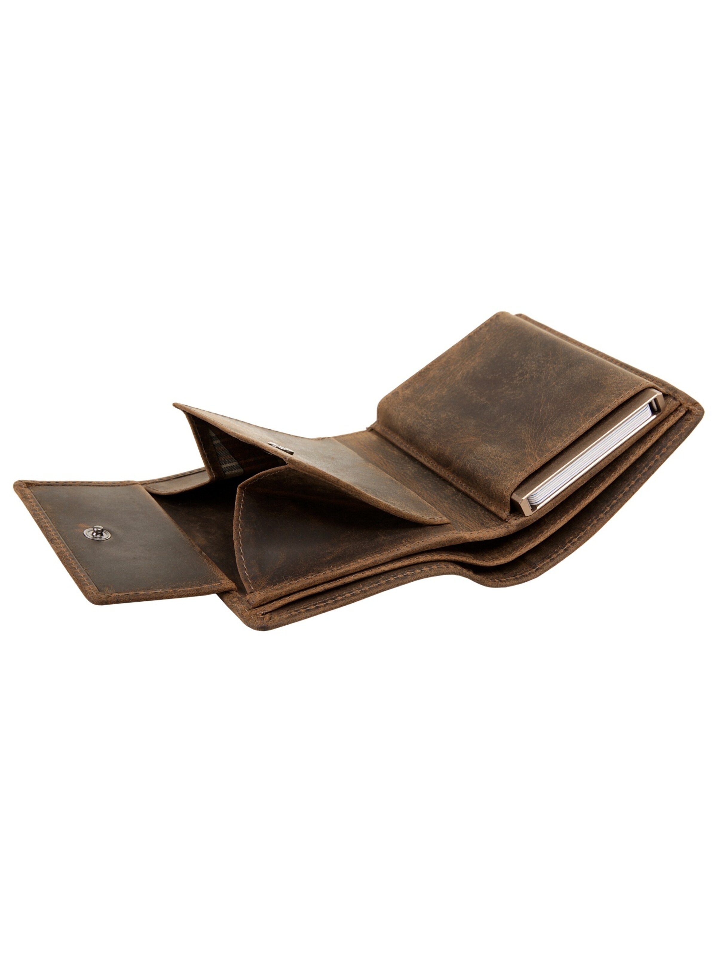 Bagan Wallet 'Bagan Geldbörse mit Kartenspender' in Brown