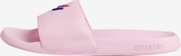 Superdry Beach & Pool Shoes 'Code Essential' in Pink: front
