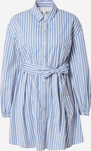 Robe-chemise River Island en bleu : devant