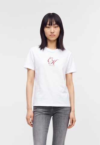 Calvin Klein Jeans Μπλουζάκι σε λευκό: μπροστά