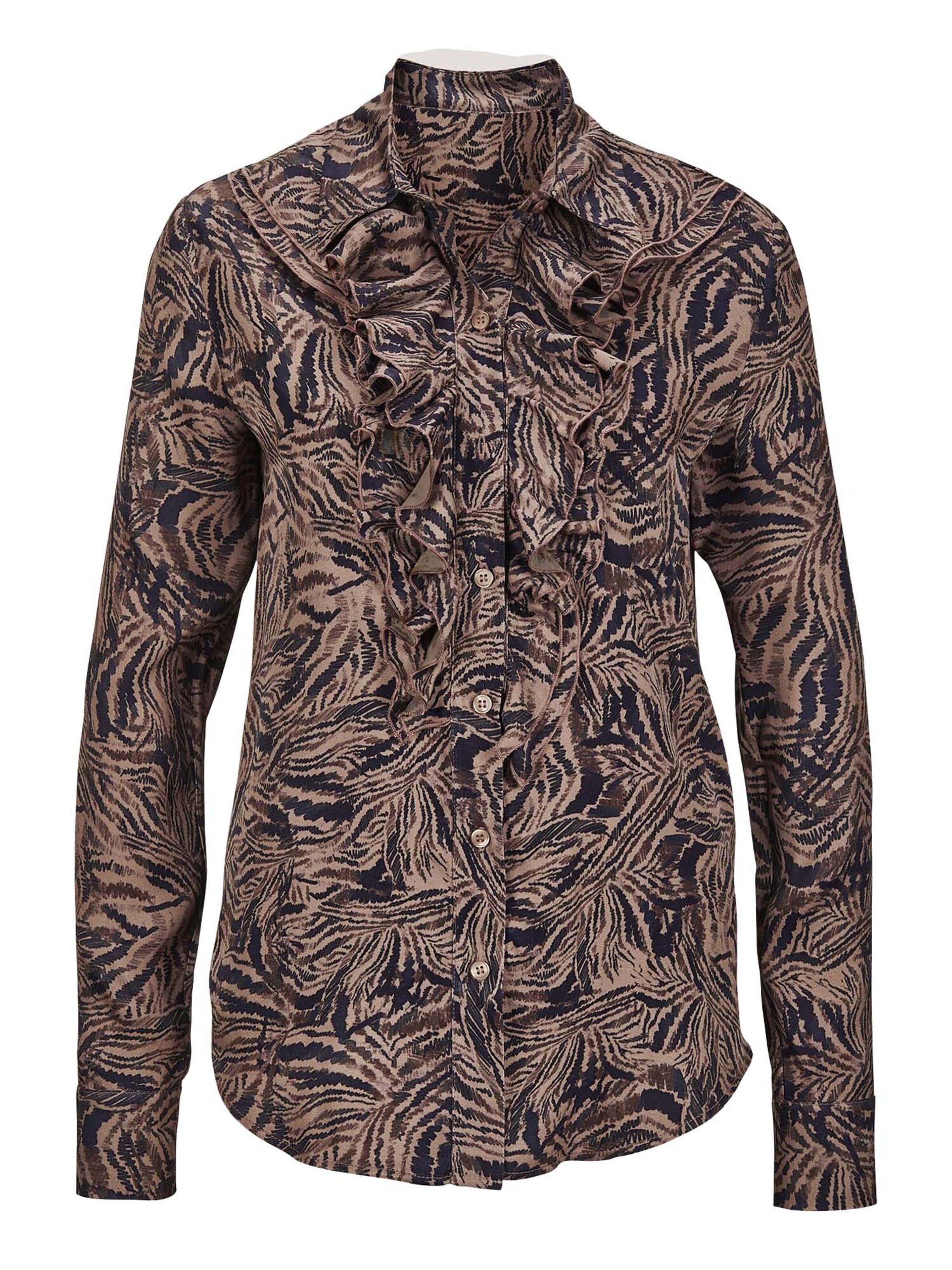 Chemisier MADELEINE en beige : devant