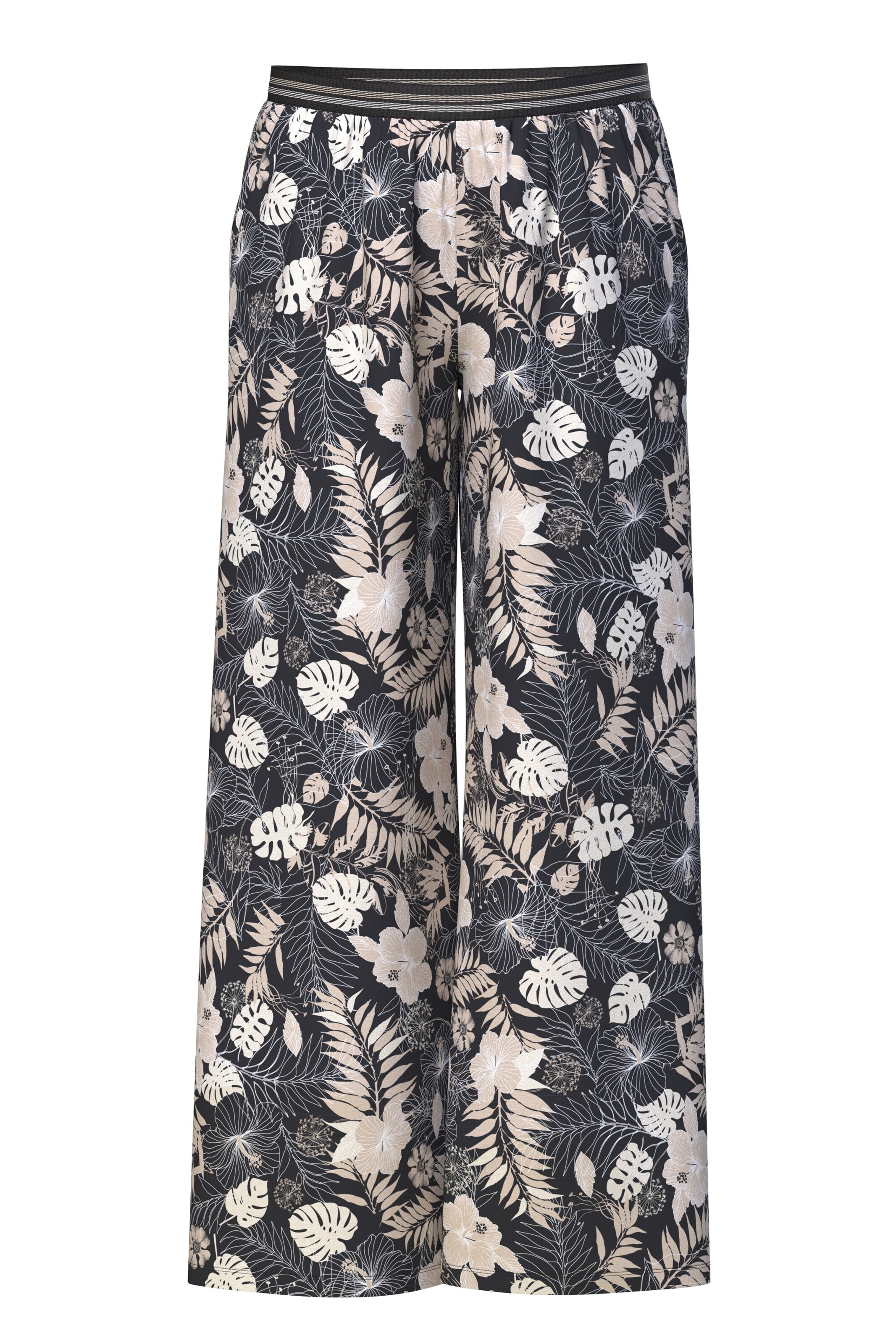 Ulla Popken Pyjama in Schwarz