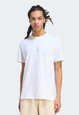 ADIDAS SPORTSWEAR - Camiseta funcional en blanco: frente