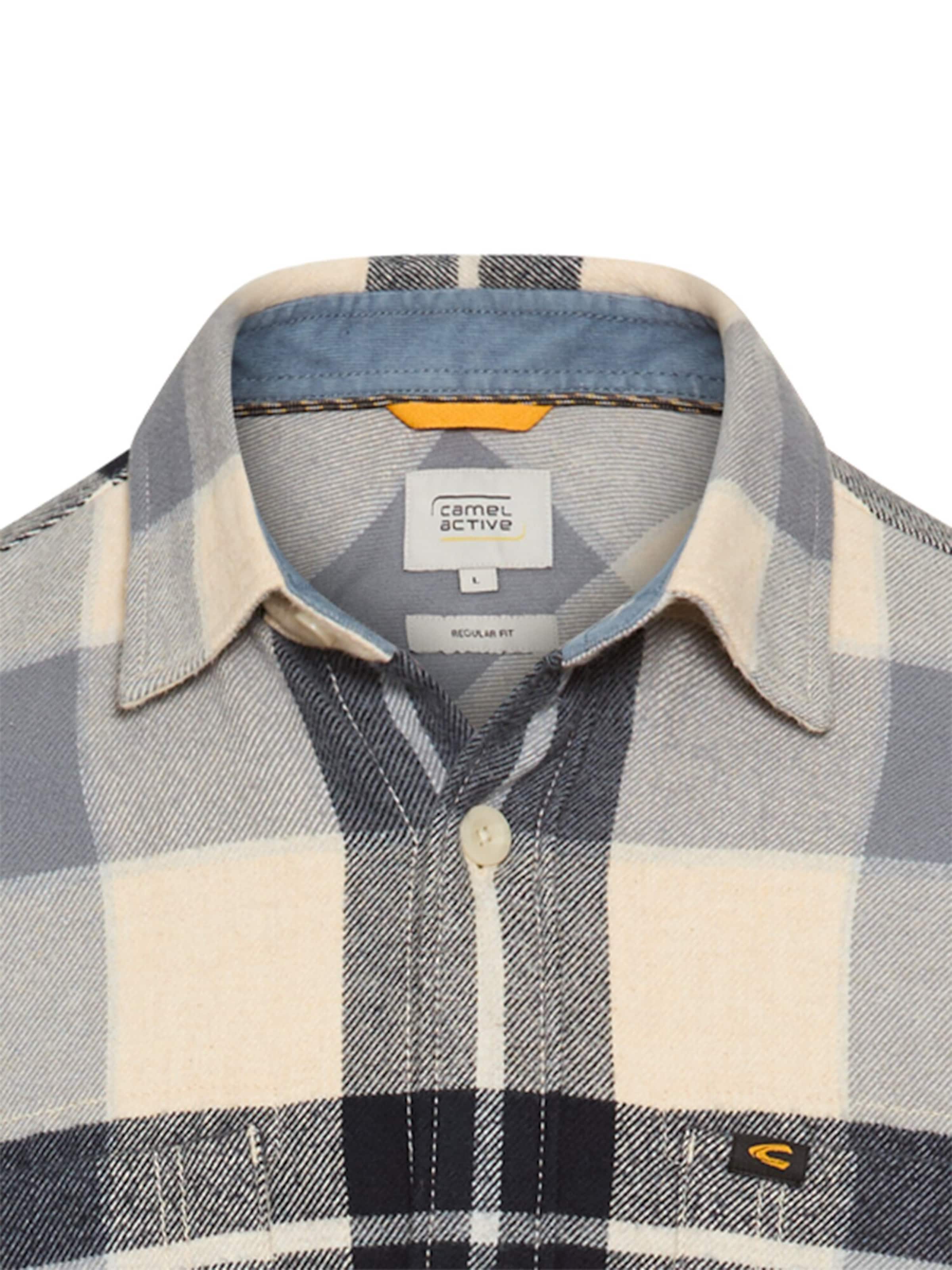 CAMEL ACTIVE Regular fit Button Up Shirt in Beige