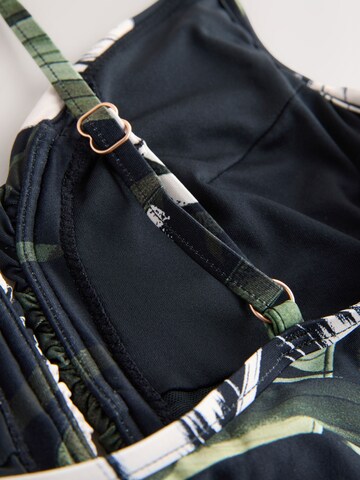 Next Bustier Shapingbadeanzug in Schwarz