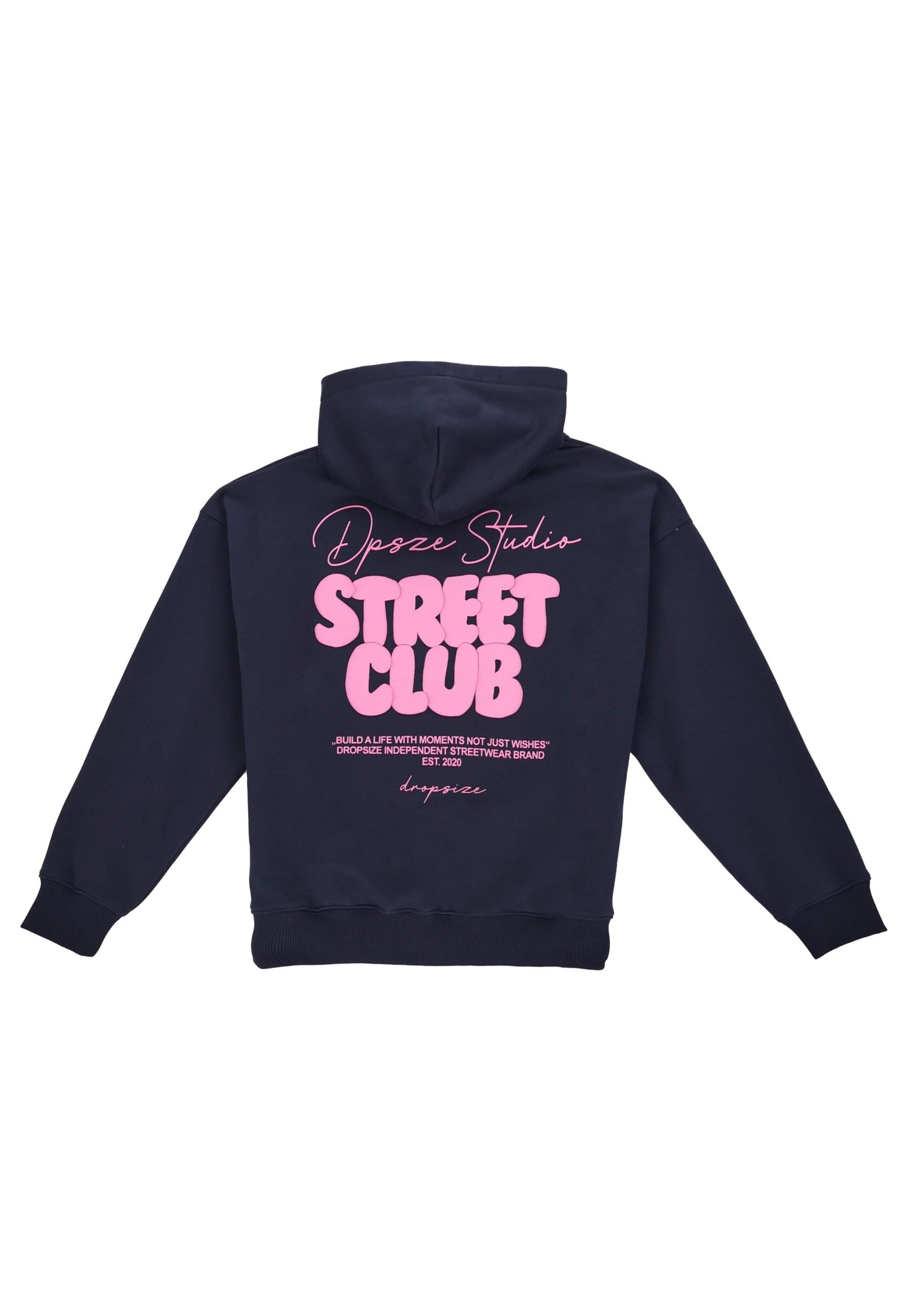 Dropsize Sweatshirt 'Street Club' in Blue