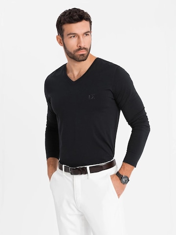 Ombre Shirt 'OM-LSBC-0123' in Black