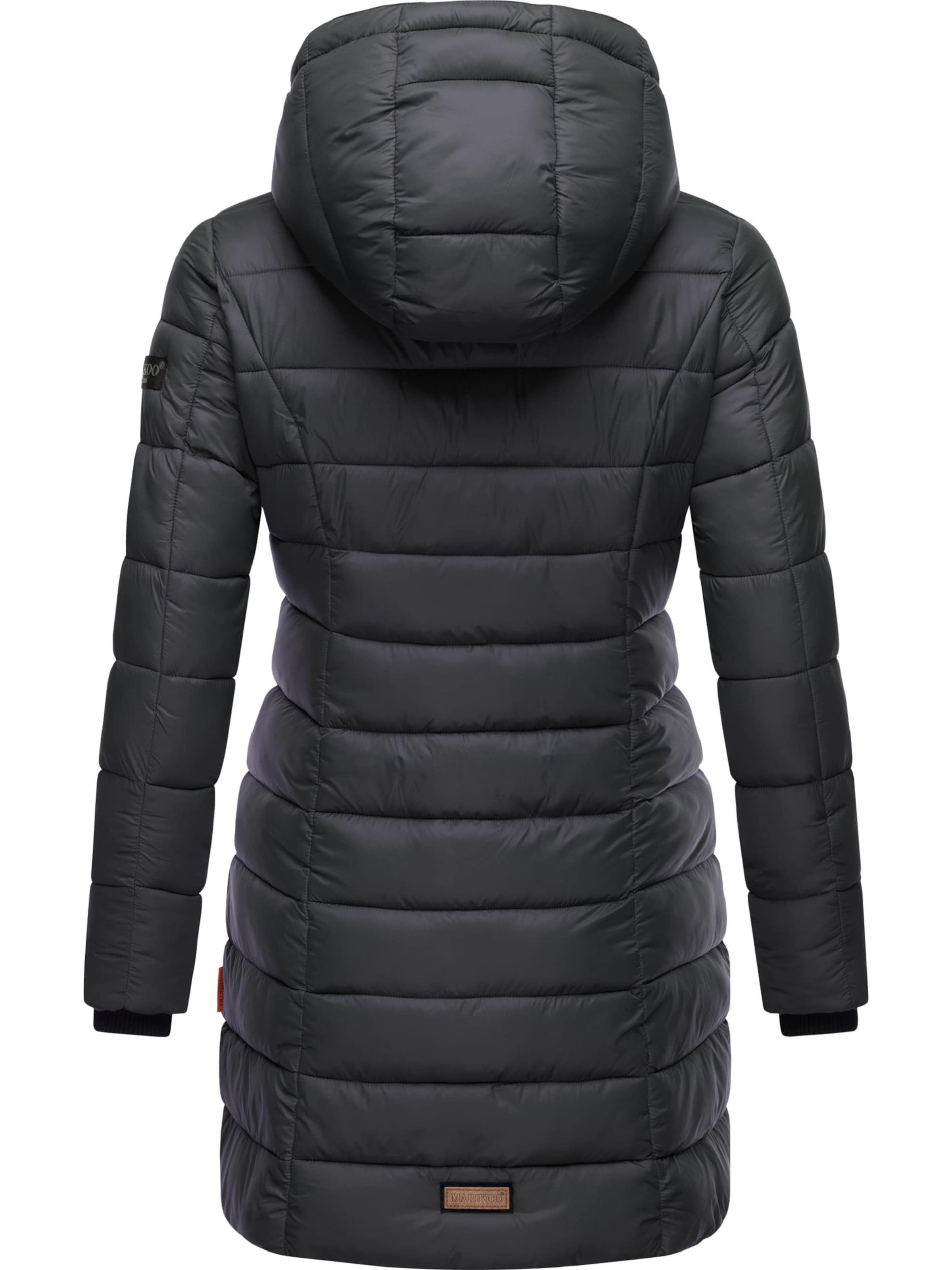 MARIKOO Zimný kabát 'Abendsternchen' - Sivá