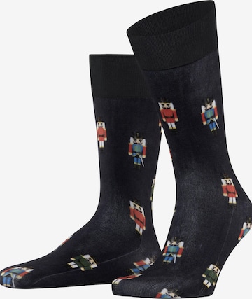 BURLINGTON Socks 'December Days' in Blue: front