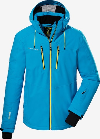 KILLTEC Athletic Jacket 'KSW 44' in Blue: front