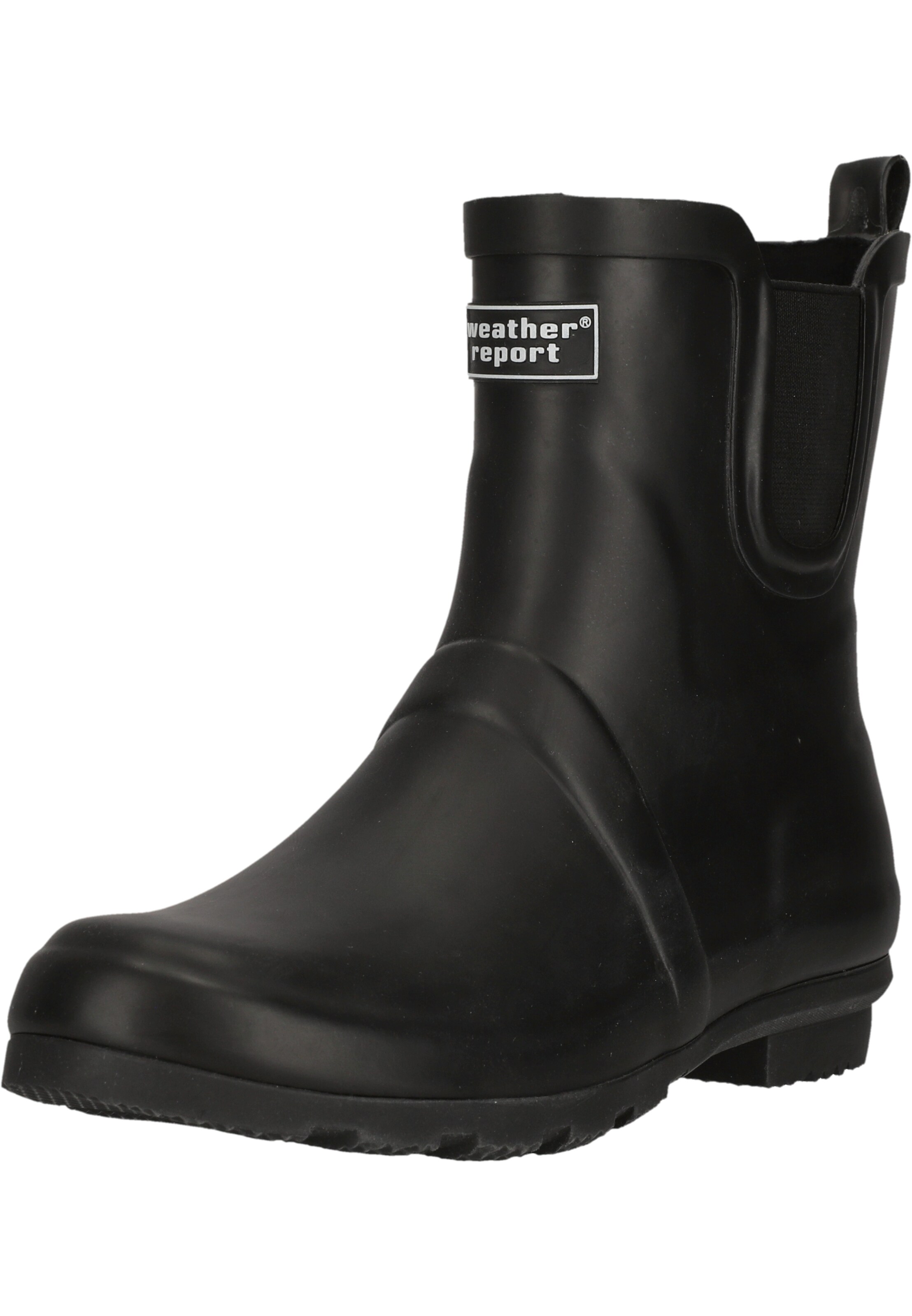 Weather Report Gummistiefel 'Silverwater V2' in Schwarz: Vorderseite
