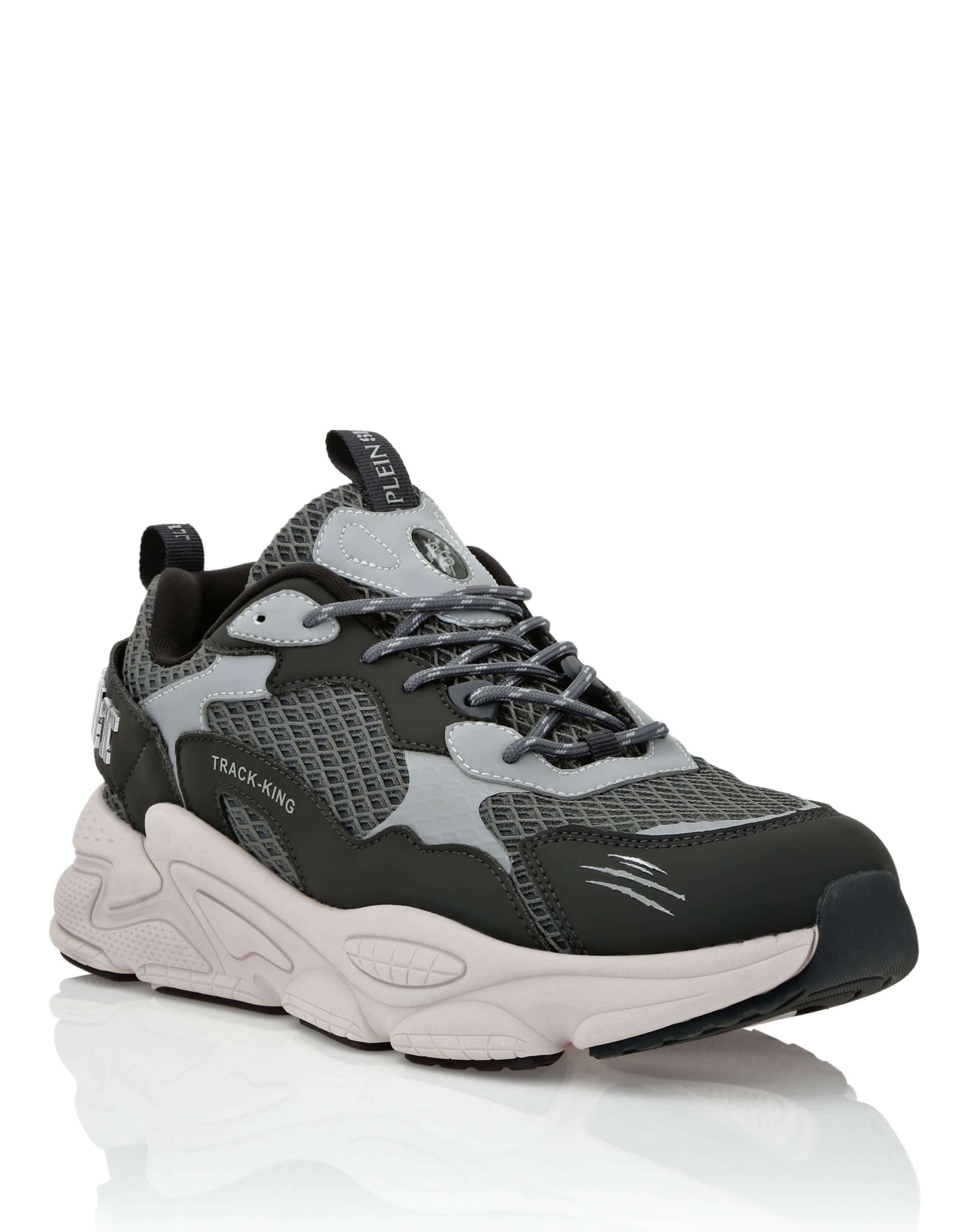 Plein Sport Platform trainers 'Track King' in Grey: front