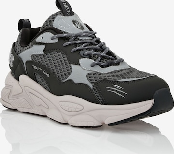 Plein Sport Sneakers 'Track King' in Grey: front