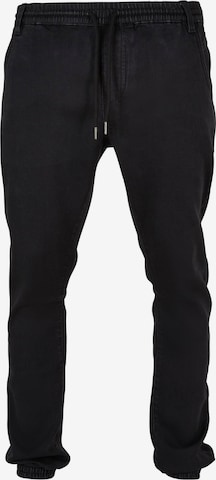 Urban Classics Tapered Jeans in Black: front