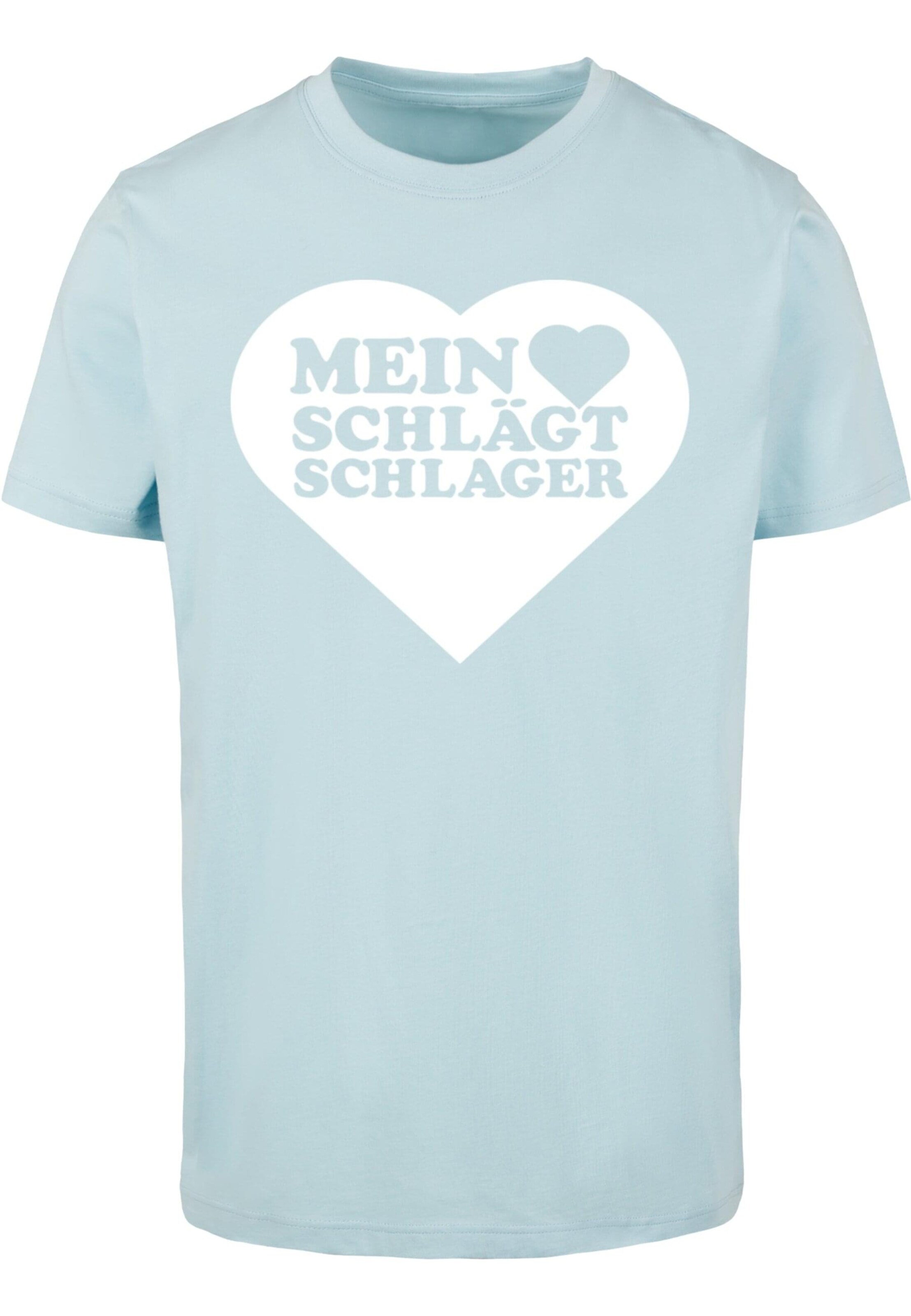 Merchcode Shirt in Blauw: voorkant