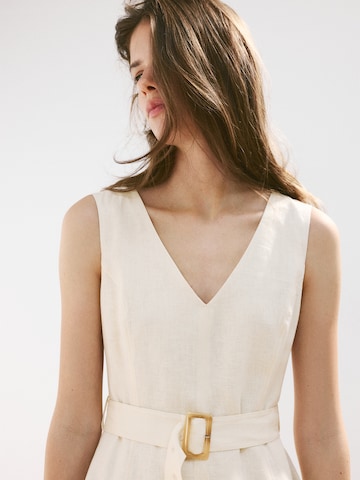 MANGO - Vestido 'Laura' en beige