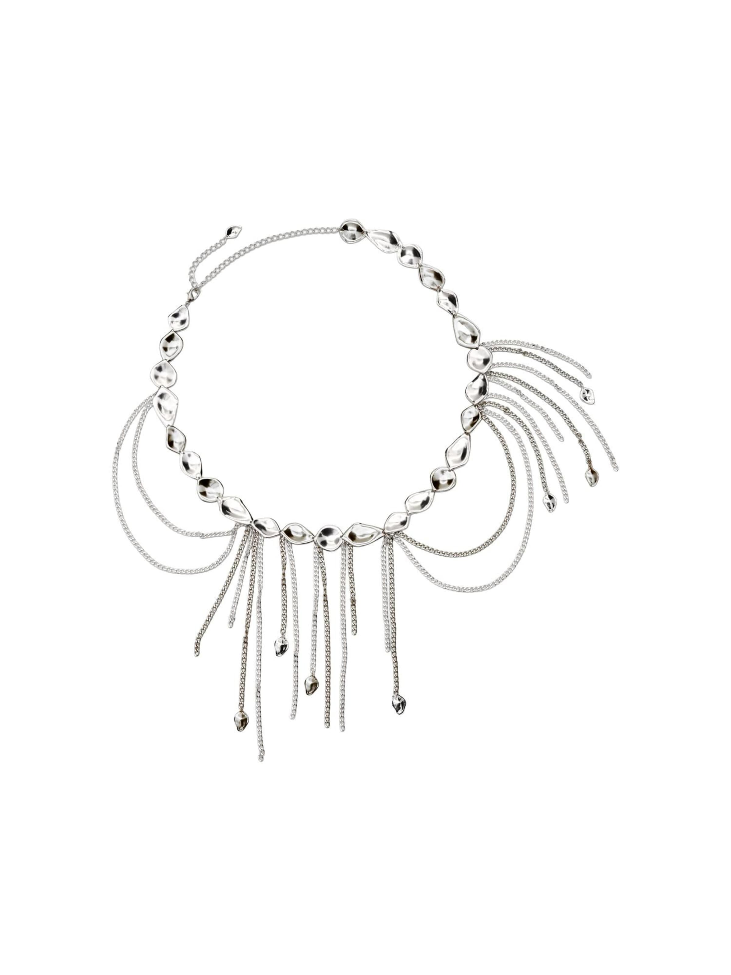 Desigual Gürtel 'Zalio' in Silber: Vorderseite