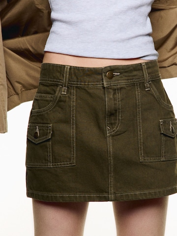 Bershka Skirt in Green