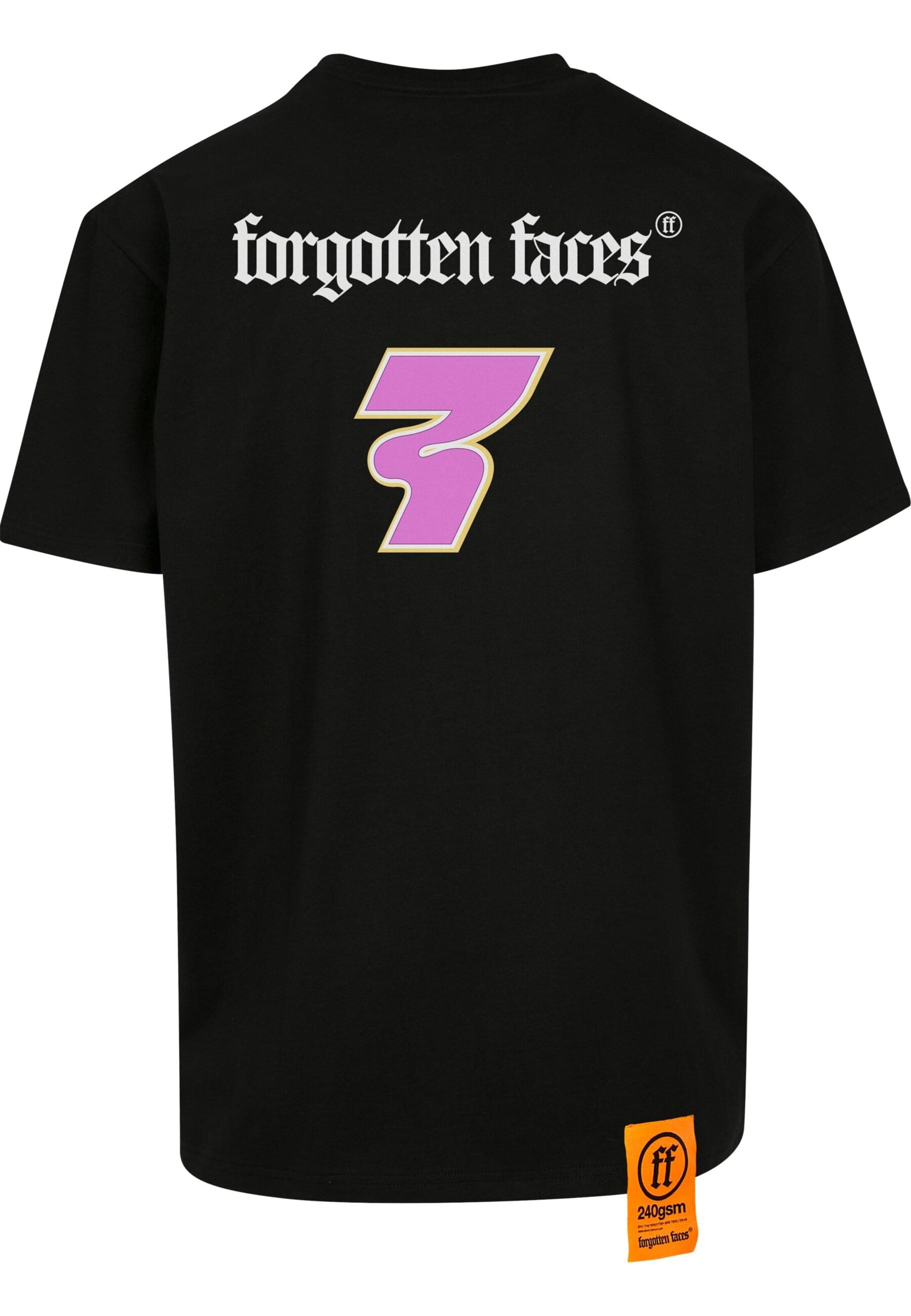 Maglietta di Forgotten Faces in nero