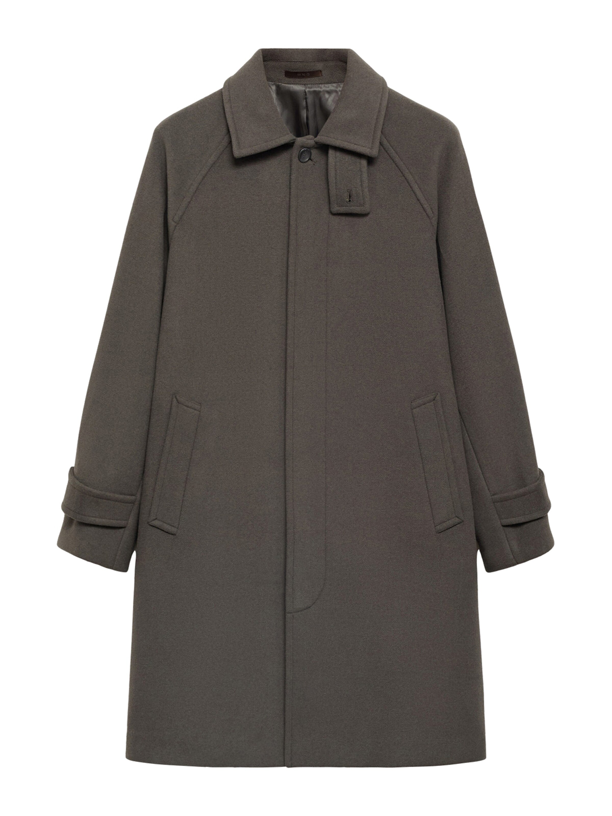 MANGO MAN Mantel 'Piper' in Grün: Vorderseite