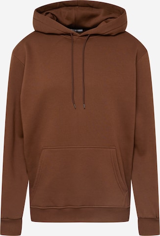 Sweat-shirt 'Bent' ABOUT YOU en marron : devant