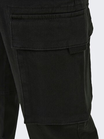 Regular Pantalon cargo 'Next' Only & Sons en noir