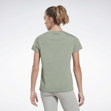 Reebok Функциональная футболка 'Vector' в Зеленый