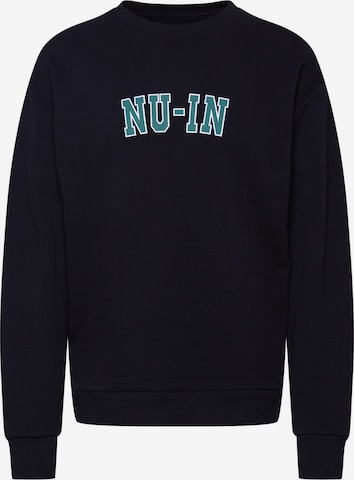 NU-IN Sweatshirt in Schwarz: front