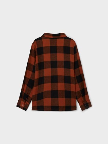 Coupe regular Chemise 'Oskar' NAME IT en marron