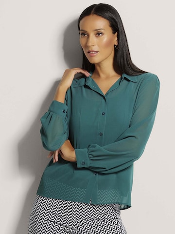 MADELEINE Blouse in Green: front