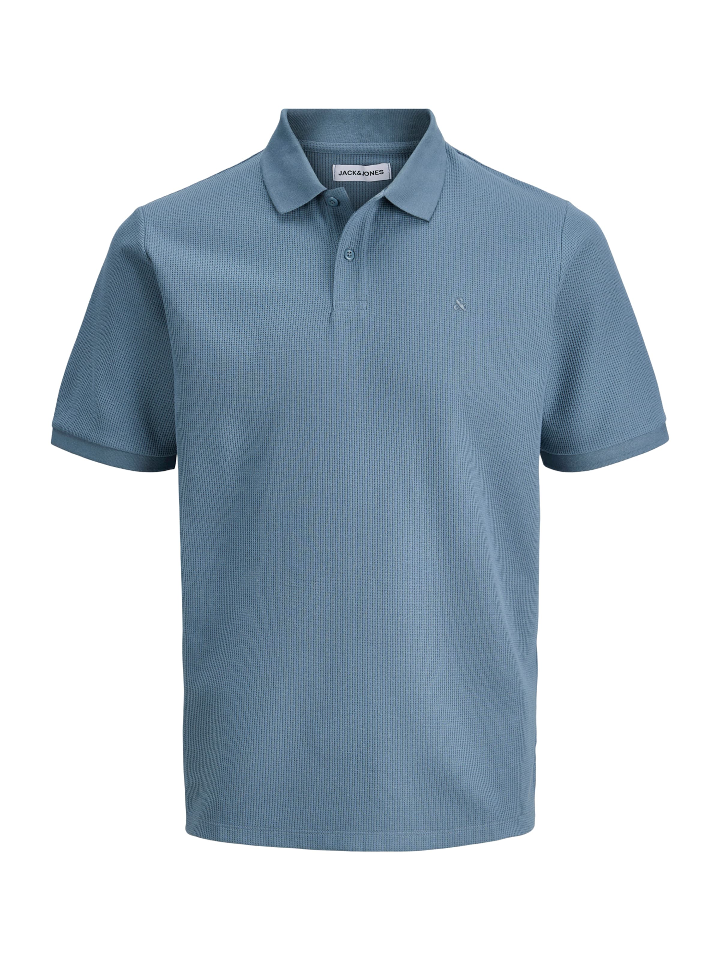 Jack & Jones Plus Shirt 'JJEAUSTIN' in Blauw: voorkant