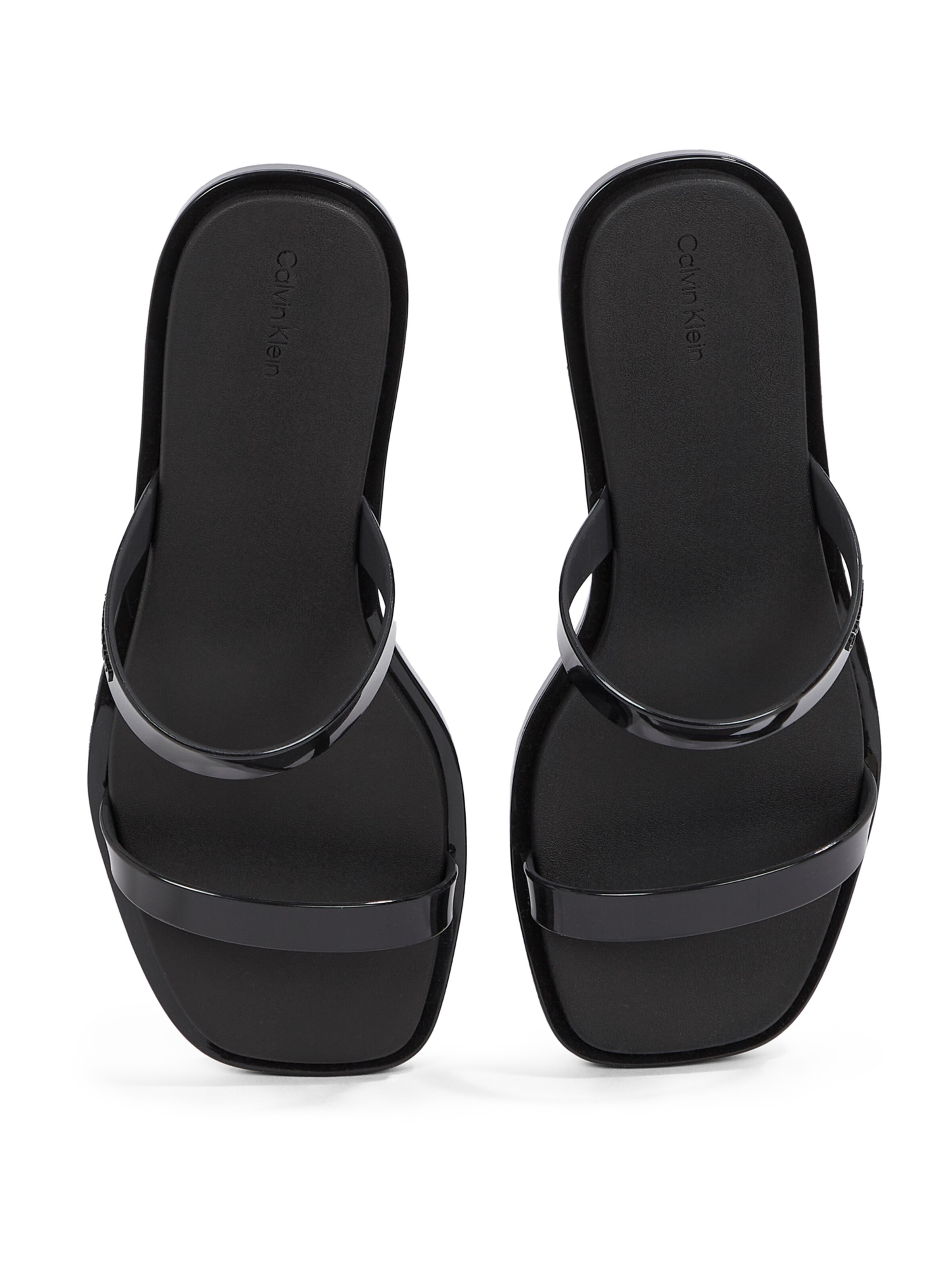 Calvin Klein Šľapky - Čierna